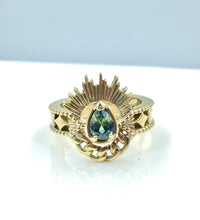 Load image into Gallery viewer, The Erté - Pear cut Australian Sapphire