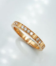 Load image into Gallery viewer, Custom Fitted Diamond Dedication Band
