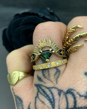 Load image into Gallery viewer, The Erté - Deep Teal Sapphire
