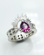Load image into Gallery viewer, The Ertè - Fancy Pear Cut Magenta Spinel