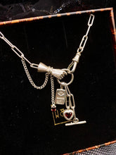 Load image into Gallery viewer, Reach Out and Touch Faith - Garnet Heart