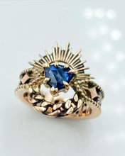 Load image into Gallery viewer, The Erté - Shield Cut Deep Blue Spinel