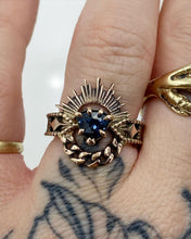 Load image into Gallery viewer, The Erté - Shield Cut Deep Blue Spinel