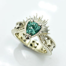 Load image into Gallery viewer, The Erté - Elongated Tourmaline Trillion