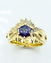 Load image into Gallery viewer, Bespoke Hexagon Spinel - MY HEART YOU HAVE