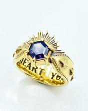 Load image into Gallery viewer, Bespoke Hexagon Spinel - MY HEART YOU HAVE
