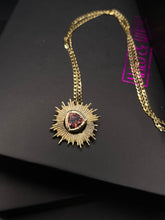 Load image into Gallery viewer, Sun Goddess with Trillion cut Australian Zircon
