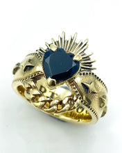 Load image into Gallery viewer, Bespoke MY HEART YOU HAVE  with Black Spinel Heart
