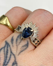 Load image into Gallery viewer, The Erté - Deep blue pear Spinel
