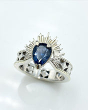 Load image into Gallery viewer, The Erté - Deep blue pear Spinel
