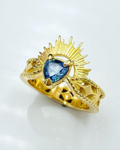 Load image into Gallery viewer, The Erté - Trillion Blue Sapphire
