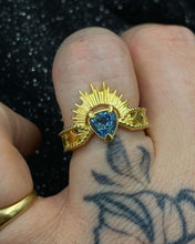 Load image into Gallery viewer, The Erté - Trillion Blue Sapphire
