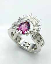 Load image into Gallery viewer, The Ertè - Fancy Pear Cut Magenta Spinel
