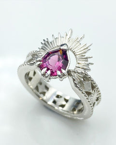 The Ertè - Fancy Pear Cut Magenta Spinel