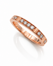 Load image into Gallery viewer, Custom Fitted Diamond Dedication Band
